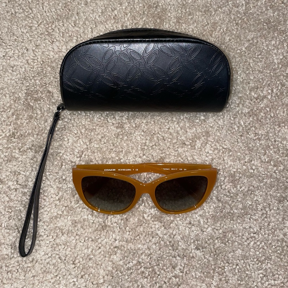 Coach Sunglasses - Yellow/Gold HC-8163